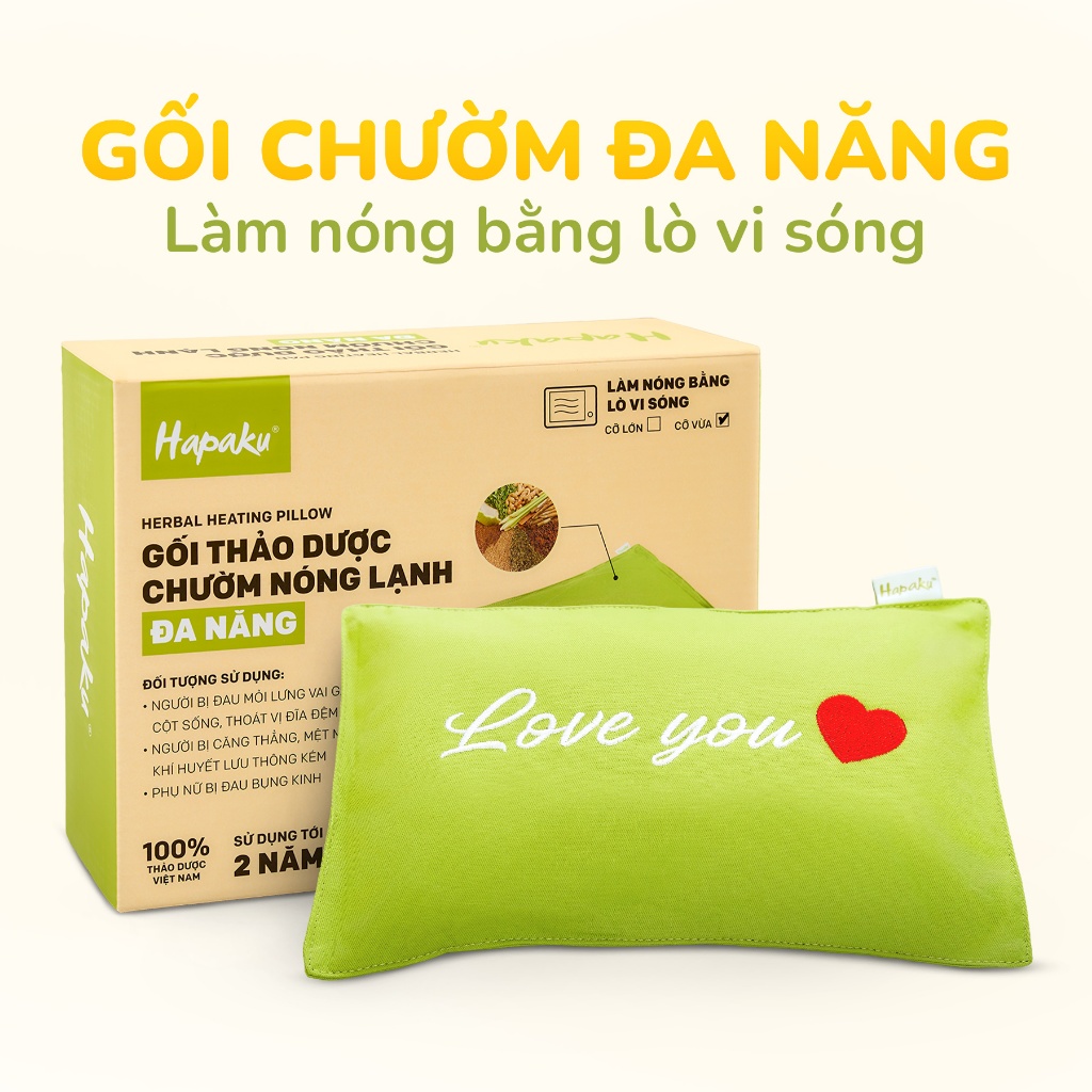 Gối Chườm Thảo Dược Chườm Nóng Lạnh
